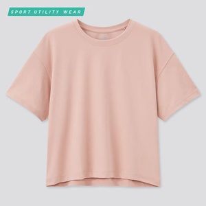 Uniqlo Women’s Cropped Tan Shirt, Size Large